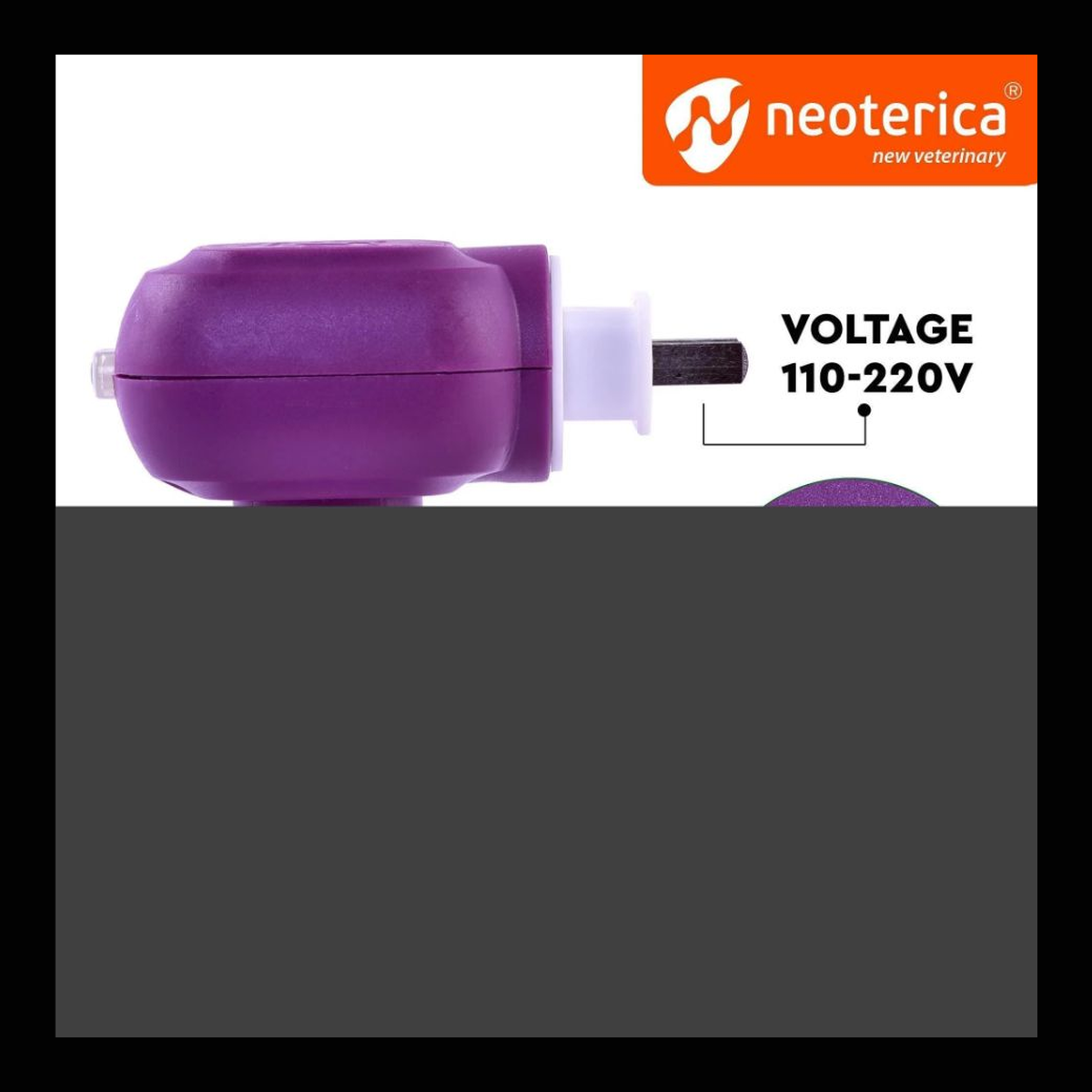 Dog pheromone diffuser for everyday home comfort support with black brand border