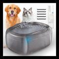 Apex FlowMax 10L large-pet water fountain in black with black brand border