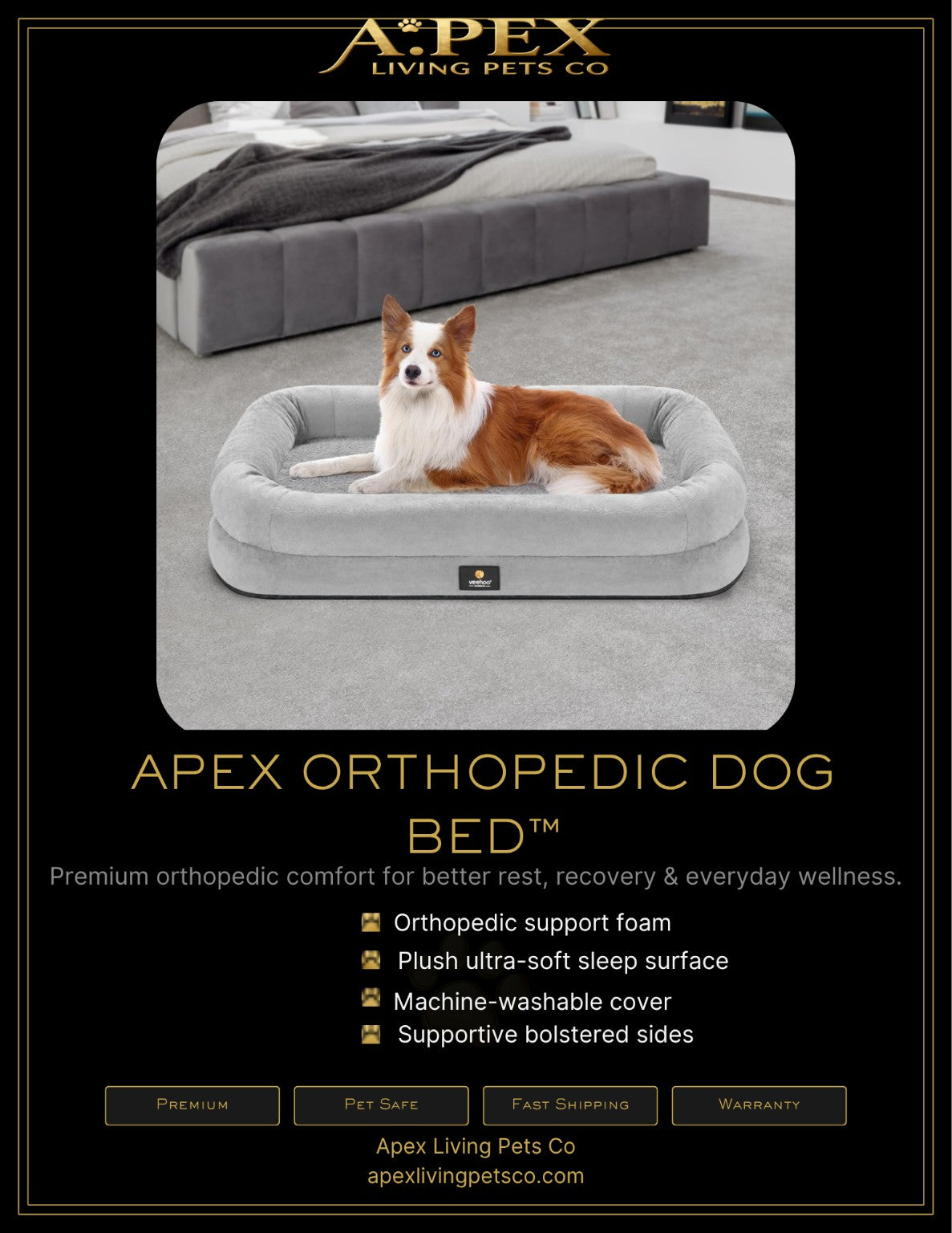 Apex Orthopedic Dog Bed product card