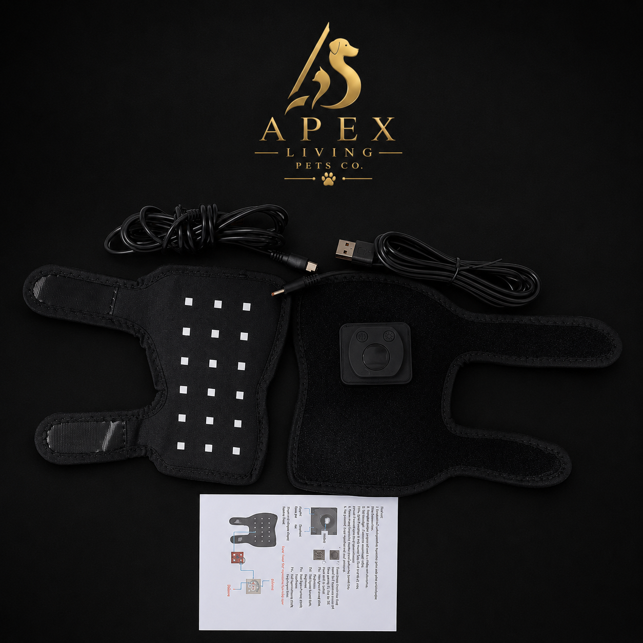 Apex Restore rechargeable leg wrap kit and accessories