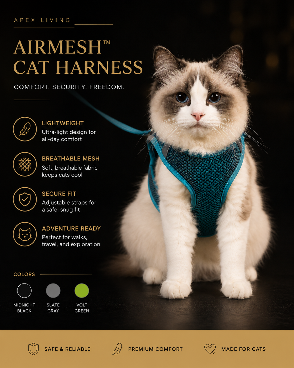 Apex AirMesh™ Cat Harness