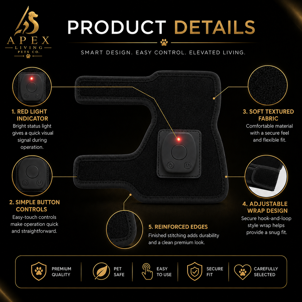 Apex Restore adjustable pet leg wrap product details