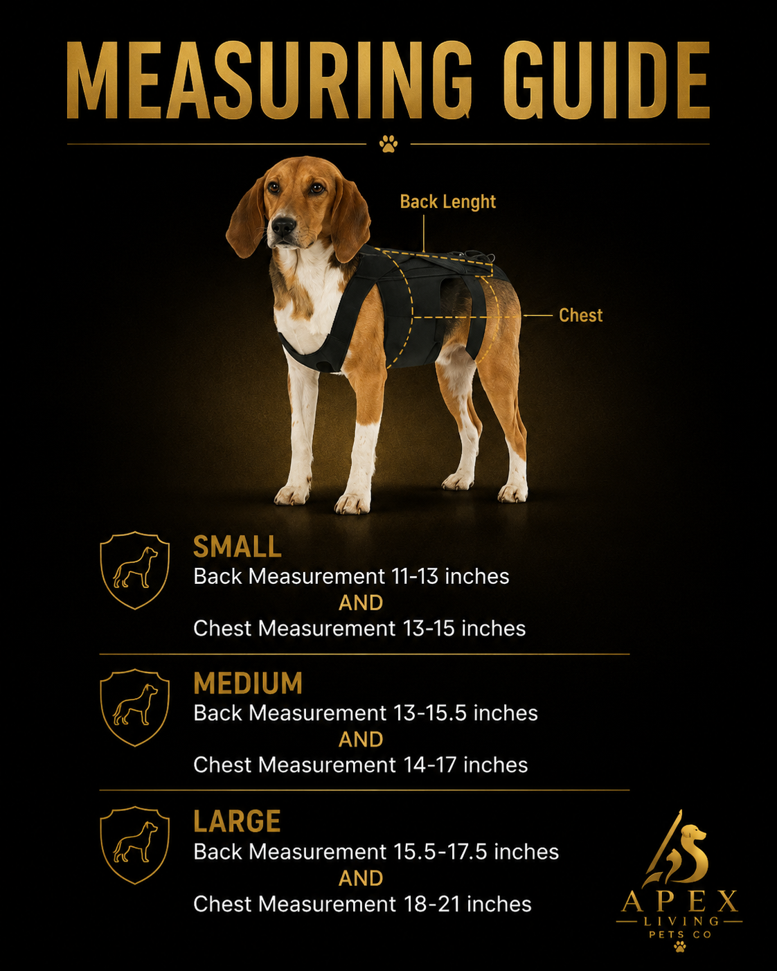 Dog wearing the Apex Mobility Recovery Wrap