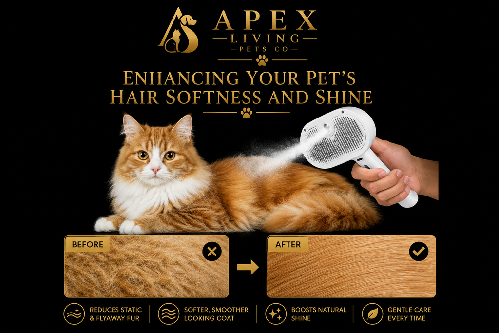 Apex CoatCare rounded bristles for dogs and cats