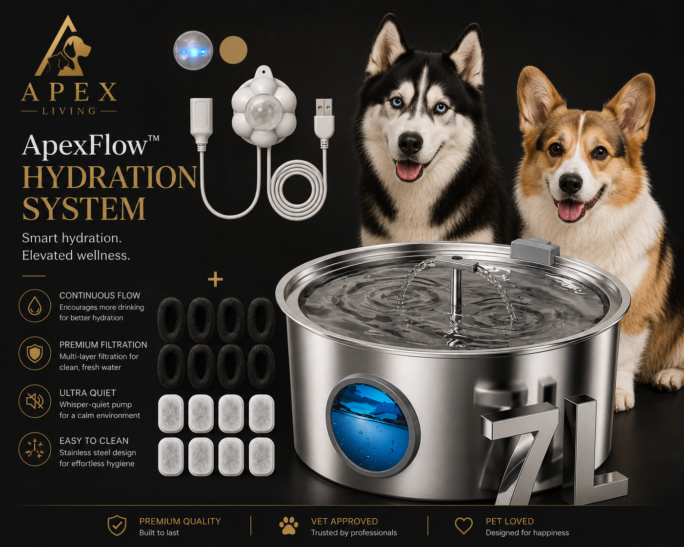 ApexFlow™ Hydration System