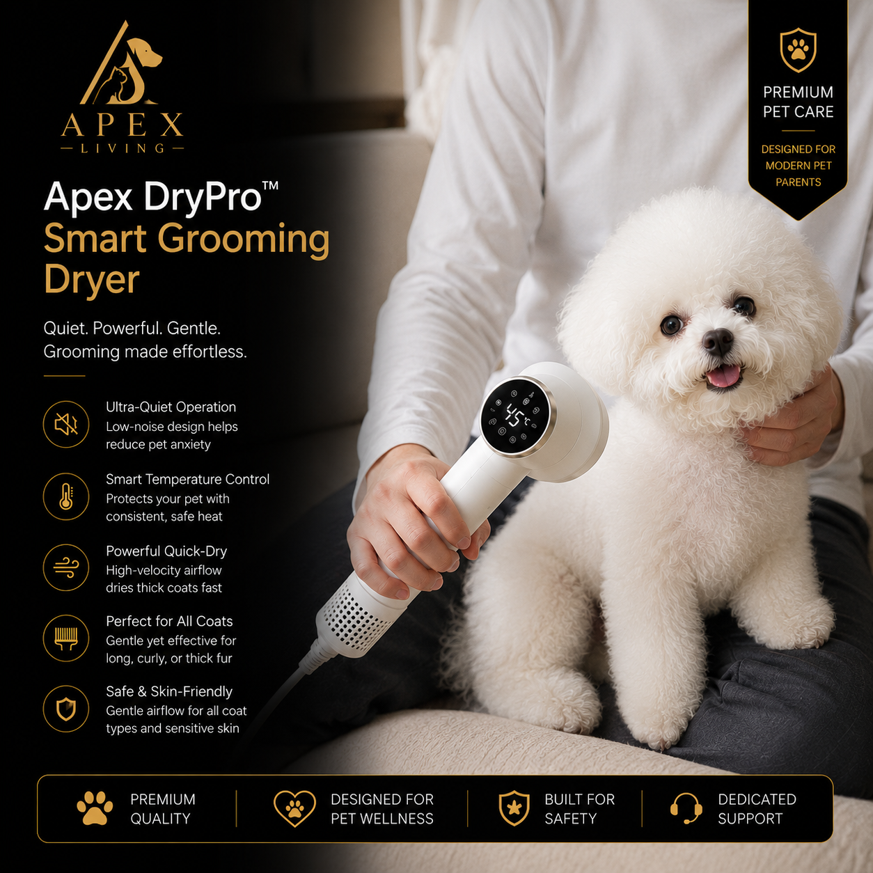 Apex DryPro™ Smart Grooming Dryer