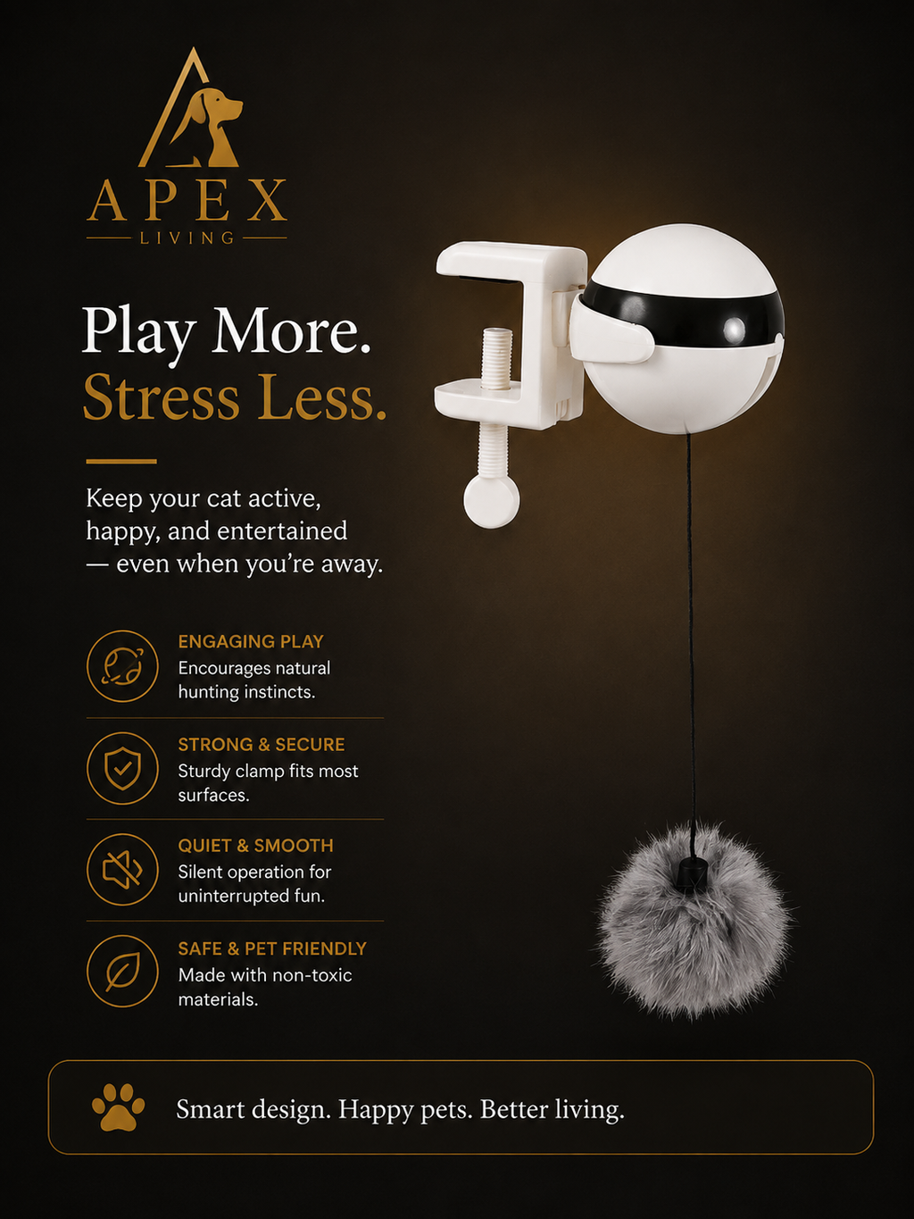 Apex Elevate™ Smart Cat Teaser